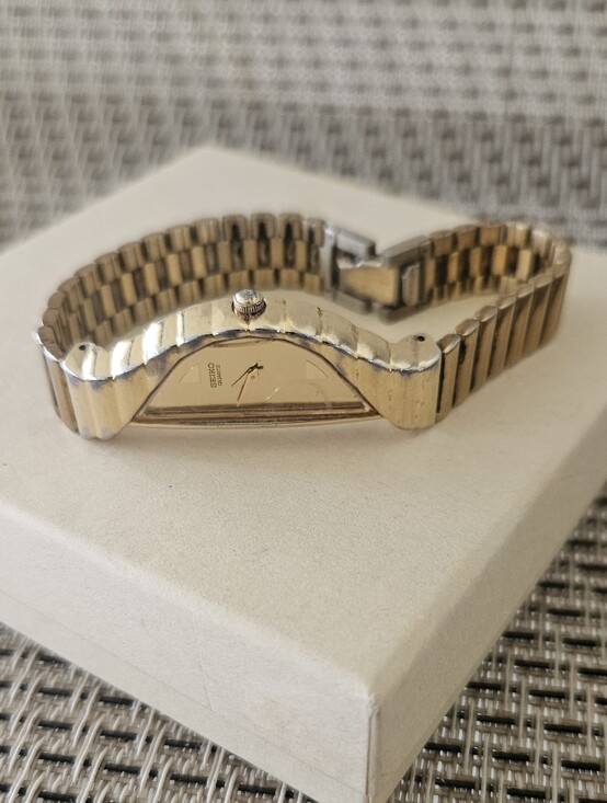 Seiko Jewelry - VINTAGE SEIKO Half Moon Ladies Watch, Read Description